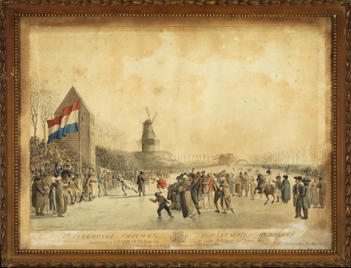 Schaatswedstrijd gehouden te Leeuwarden op 1 en 2 februari 1805